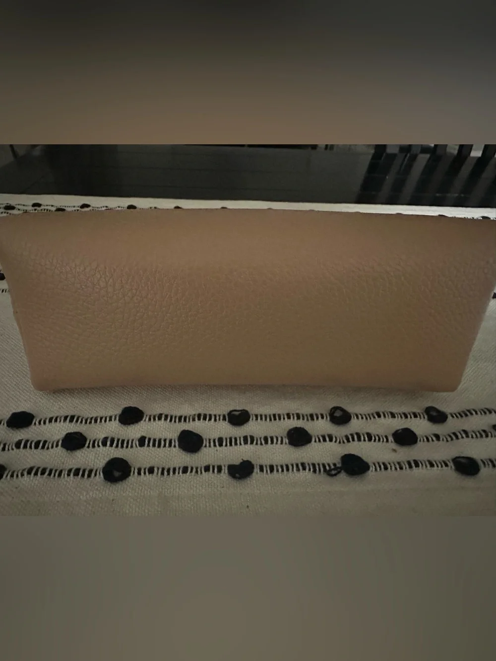 Neutral Beige FAWN cosmetics bag makeup